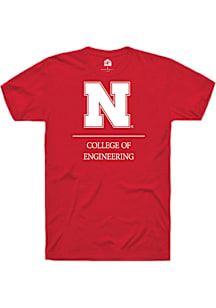 Rally Nebraska Cornhuskers Red College of Engineering Short Sleeve T Shirt