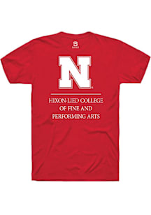 Summit Sportswear Nebraska Cornhuskers Red Hixon-Lied College of Fine and Performing Arts Short Sl..