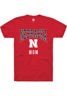 Rally Nebraska Cornhuskers Red Mom Short Sleeve T Shirt