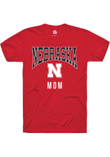 Rally Nebraska Cornhuskers Red Mom Short Sleeve T Shirt