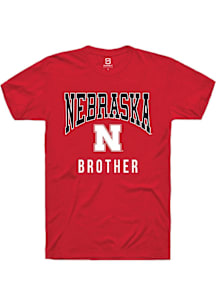 Summit Sportswear Nebraska Cornhuskers Red Brother Short Sleeve T Shirt