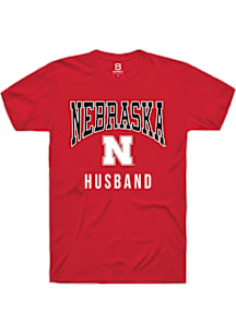 Summit Sportswear Nebraska Cornhuskers Red Husband Short Sleeve T Shirt