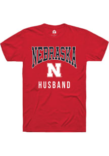 Rally Nebraska Cornhuskers Red Husband Short Sleeve T Shirt