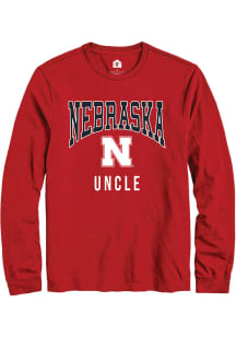Rally Nebraska Cornhuskers Red Uncle Long Sleeve T Shirt