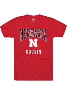 Rally Nebraska Cornhuskers Red Cousin Short Sleeve T Shirt