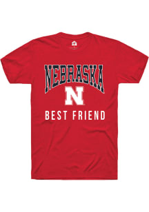 Rally Nebraska Cornhuskers Red Best Friend Short Sleeve T Shirt