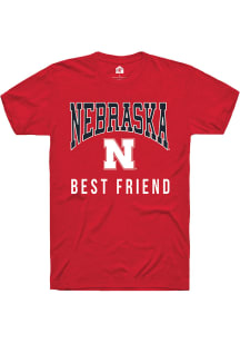 Rally Nebraska Cornhuskers Red Best Friend Short Sleeve T Shirt