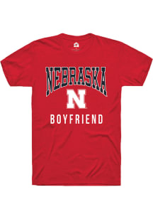 Rally Nebraska Cornhuskers Red Boyfriend Short Sleeve T Shirt