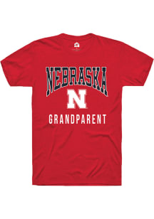 Rally Nebraska Cornhuskers Red Grandparent Short Sleeve T Shirt