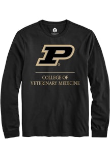 Rally Purdue Boilermakers Black College of Veterinary Medicine Long Sleeve T Shirt