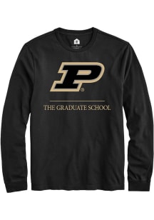 Rally Purdue Boilermakers Black The Graduate School Long Sleeve T Shirt