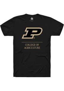 Rally Purdue Boilermakers Black College of Agriculture Short Sleeve T Shirt