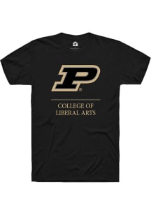Rally Purdue Boilermakers Black College of Liberal Arts Short Sleeve T Shirt