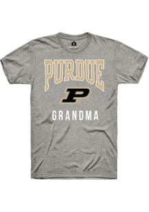 Rally Purdue Boilermakers Grey Grandma Short Sleeve T Shirt