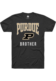 Rally Purdue Boilermakers Black Brother Short Sleeve T Shirt