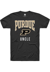 Rally Purdue Boilermakers Black Uncle Short Sleeve T Shirt