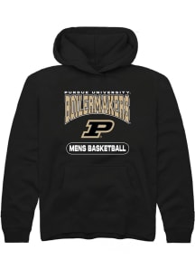 Youth Purdue Boilermakers Black Rally Mens Basketball Long Sleeve Hooded Sweatshirt