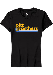 Rally Pitt Panthers Womens Black Hail to Pitt Short Sleeve T-Shirt