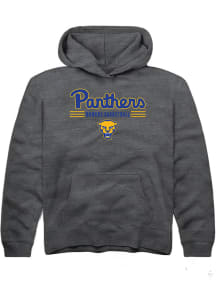 Rally Pitt Panthers Youth Charcoal Womens Basketball Long Sleeve Hoodie
