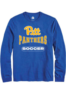 Rally Pitt Panthers Blue Soccer Long Sleeve T Shirt