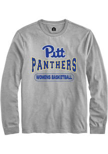 Rally Pitt Panthers Grey Womens Basketball Long Sleeve T Shirt