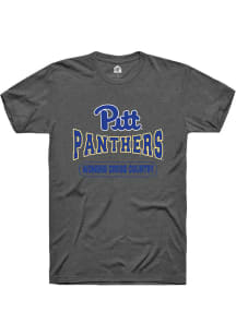 Rally Pitt Panthers Charcoal Womens Cross Country Short Sleeve T Shirt