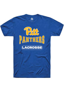 Rally Pitt Panthers Blue Lacrosse Short Sleeve T Shirt