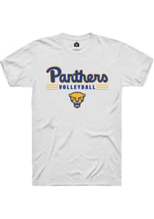Rally Pitt Panthers White Volleyball Short Sleeve T Shirt