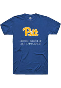 Rally Pitt Panthers Blue Dietrich School of Arts and Sciences Short Sleeve T Shirt