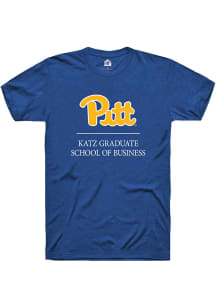 Rally Pitt Panthers Blue Katz Graduate School of Business Short Sleeve T Shirt