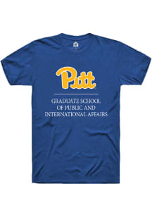 Rally Pitt Panthers Blue Graduate School of Public and International Affairs Short Sleeve T Shir..