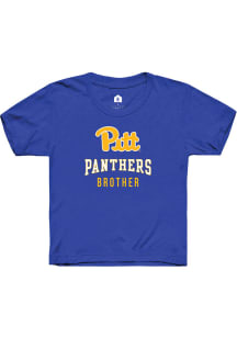 Rally Pitt Panthers Youth Blue Brother Short Sleeve T-Shirt