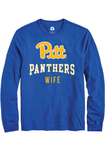 Rally Pitt Panthers Blue Wife Long Sleeve T Shirt