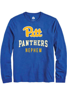 Rally Pitt Panthers Blue Nephew Long Sleeve T Shirt