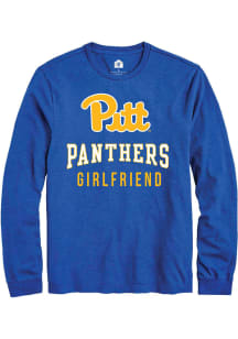 Rally Pitt Panthers Blue Girlfriend Long Sleeve T Shirt