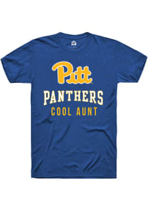 Rally Pitt Panthers Blue Cool Aunt Short Sleeve T Shirt