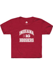 Rally Indiana Hoosiers Youth Red No 1 Short Sleeve T-Shirt