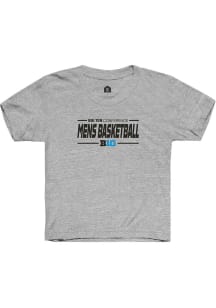 Youth Big Ten Grey Rally Mens Basketball Short Sleeve T-Shirt