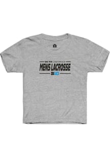 Youth Big Ten Grey Rally Mens Lacrosse Short Sleeve T-Shirt