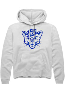Rally BYU Cougars Mens White Alt Logo Long Sleeve Hoodie