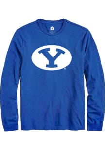 Rally BYU Cougars Blue Primary Logo Long Sleeve T Shirt