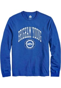 Rally BYU Cougars Blue Arch Seal Long Sleeve T Shirt