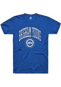 Rally BYU Cougars Blue Arch Seal Short Sleeve T Shirt