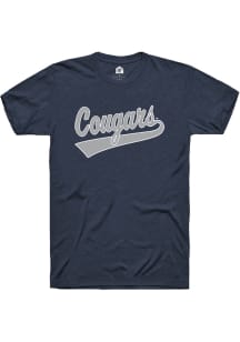 Rally BYU Cougars Navy Blue Tailsweep Short Sleeve T Shirt
