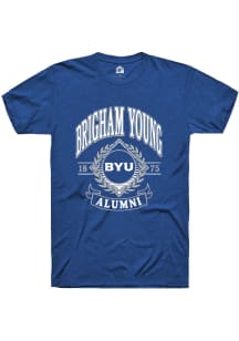 Rally BYU Cougars Blue Alumni Wreath Short Sleeve T Shirt