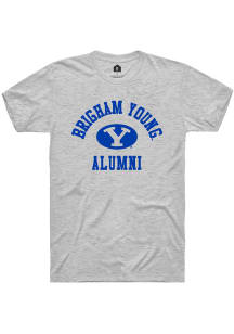 Rally BYU Cougars White Alumni Arch Short Sleeve T Shirt