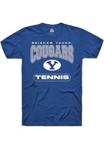 Rally BYU Cougars Blue Tennis Short Sleeve T Shirt