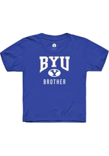 Rally BYU Cougars Youth Blue Brother Short Sleeve T-Shirt