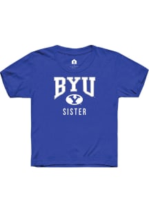 Rally BYU Cougars Youth Blue Sister Short Sleeve T-Shirt