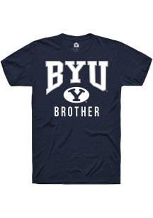 Rally BYU Cougars Navy Blue Brother Short Sleeve T Shirt